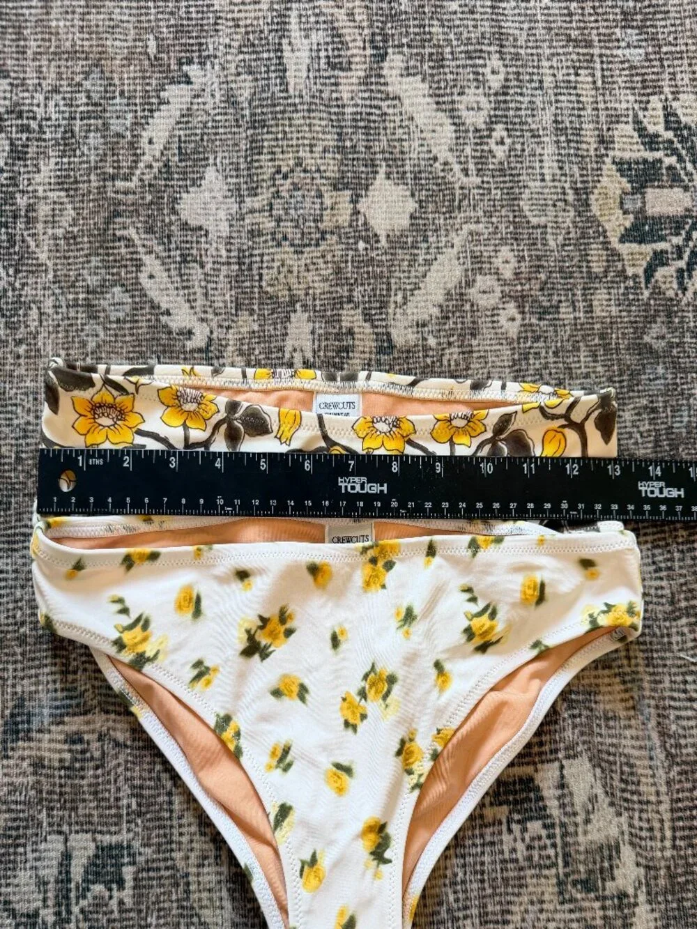 J. Crew Crewcuts Floral Swim Bottoms • size 14 • NWOT
